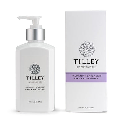 Tilley Classic White - Body Lotion 400ml - Tasmanian Lavender - ZOES Kitchen