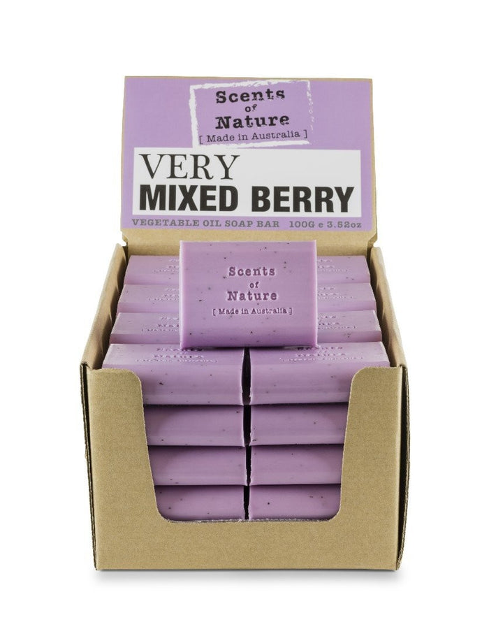 Tilley Scents Of Nature - Soap Bars 100g - Very Mixed Berry - ZOES Kitchen