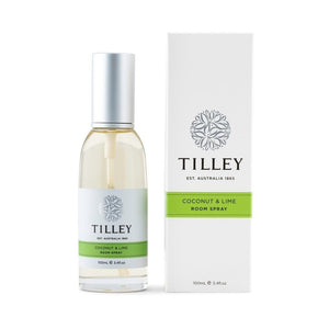 Tilley Classic White - Room Spray 100ml - Coconut & Lime - ZOES Kitchen