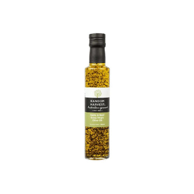 Random Harvest Infused Olive Oil 250ml - Garlic & Basil - ZOES Kitchen