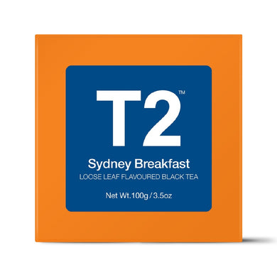 T2 Loose Tea - Sydney Breakfast 100g O/B - ZOES Kitchen