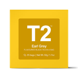 T2 Teabags - Earl Grey Bio Tbag 25pk Y/B - ZOES Kitchen