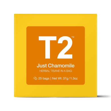 T2 Teabags - Just Chamomile Bio Tbag 25pk Y/B - ZOES Kitchen