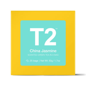 T2 Teabags - China Jasmine Bio Tbag 25pk Y/B - ZOES Kitchen