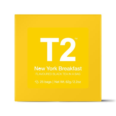 T2 Teabags - New York Bio Tbag 25pk Y/B - ZOES Kitchen