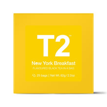 Load image into Gallery viewer, T2 Teabags - New York Bio Tbag 25pk Y/B - ZOES Kitchen