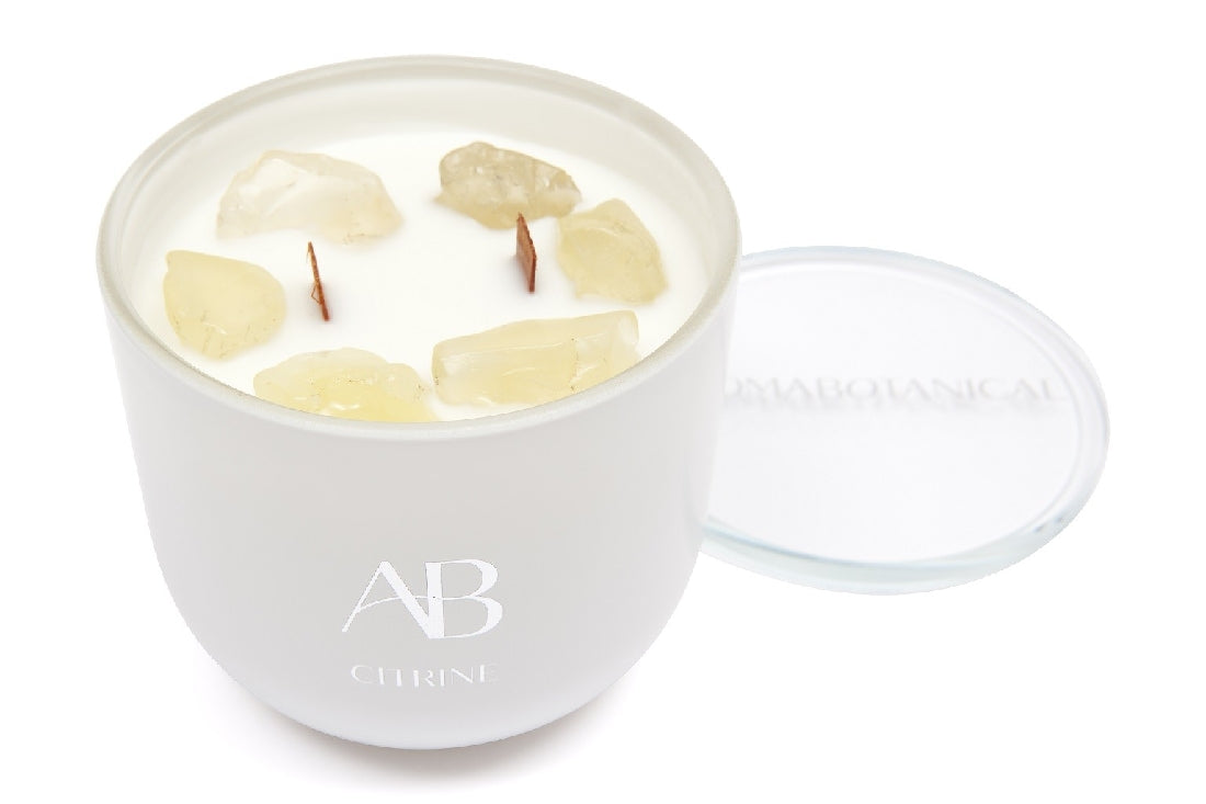 Aromabotanical Crystal Candle 340g Citrine ZOES Kitchen