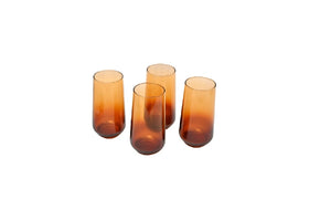 Classica Art Craft Iconic Amber Hiball 470ml Set Of 4 - ZOES Kitchen