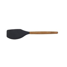 Load image into Gallery viewer, Classica St Clare Utensils - Acacia Handle with Black Silicone - Spatular - ZOES Kitchen