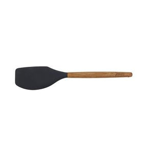 Classica St Clare Utensils - Acacia Handle with Black Silicone - Spatular - ZOES Kitchen