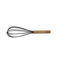 Load image into Gallery viewer, Bialetti Utensils - Acacia Handle with Black Silicone - Whisk - ZOES Kitchen