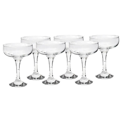 Classica Belize Coupe Cocktail Glass 235ml Set Of 6 - ZOES Kitchen