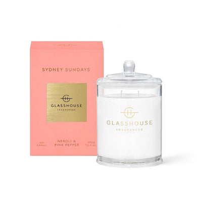 Glasshouse Fragrance - 380g Candle - Sydney Sundays - ZOES Kitchen