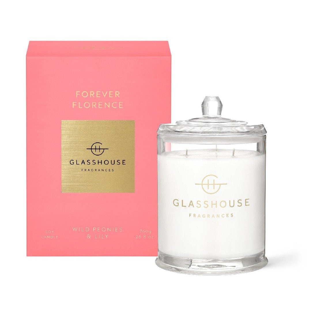 Glasshouse Forever Florence 760g Candle Zoe's Kitchen