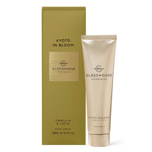 Glasshouse Fragrance - 100ml Hand Cream - Kyoto In Bloom - ZOES Kitchen