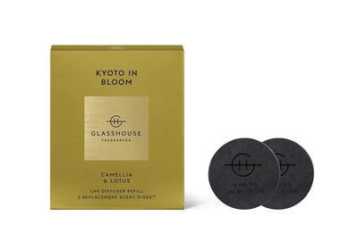 Glasshouse Fragrance - Car Diffuser 2 Replacement Scent Disks - Kyoto In Bloom - ZOES Kitchen