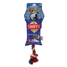Load image into Gallery viewer, Paws &amp; Claws 1 x Tugger Rope Sniffs Chips Snacks - 2 Assorted Colours - ZOES Kitchen