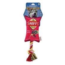 Load image into Gallery viewer, Paws &amp; Claws 1 x Tugger Rope Sniffs Chips Snacks - 2 Assorted Colours - ZOES Kitchen