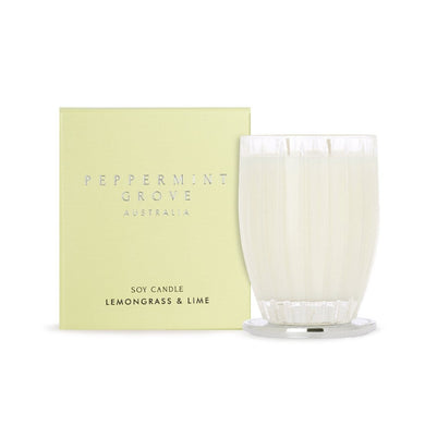 Peppermint Grove Candle 350g - Lemongrass & Lime - ZOES Kitchen
