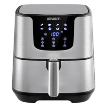 Load image into Gallery viewer, Devanti Air Fryer 7L LCD Fryers Oil Free Oven Airfryer Kitchen Healthy Cooker - ZOES Kitchen