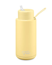 Load image into Gallery viewer, Frank Green Ceramic 34oz Straw Bottle - Buttermilk - ZOES Kitchen