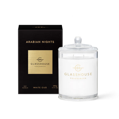 Glasshouse Fragrance - 380g Candle - Arabian Nights - ZOES Kitchen