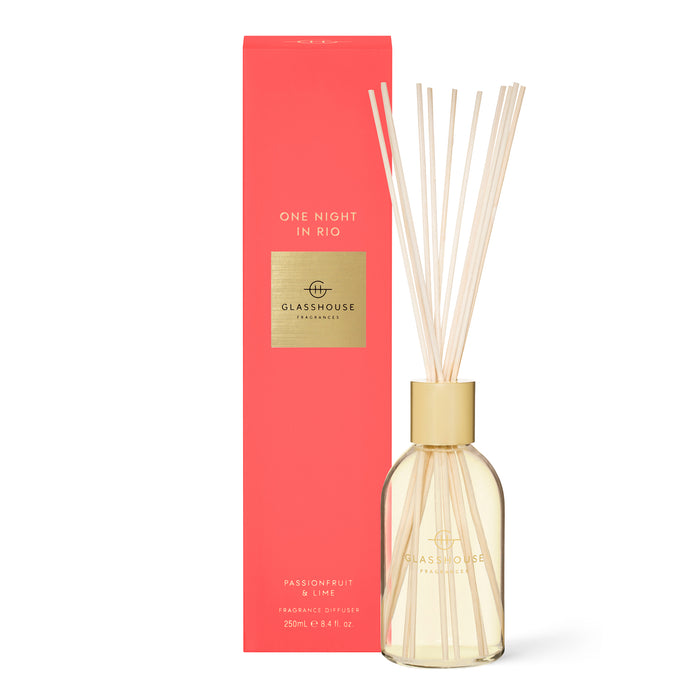 Glasshouse Fragrance - 250ml Diffuser - One Night In Rio - ZOES Kitchen