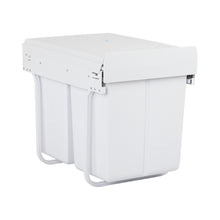 Load image into Gallery viewer, Cefito 2x20L Pull Out Bin - White - ZOES Kitchen