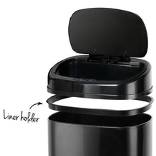 Load image into Gallery viewer, 58L Motion Sensor Rubbish Bin - Black - ZOES Kitchen