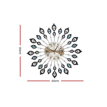 Load image into Gallery viewer, Artiss Wall Clock Large 3D Modern Crystal Luxury Silent Round Home Decor - Size