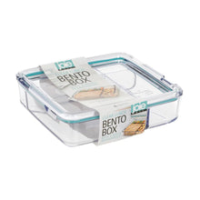 Load image into Gallery viewer, Joie 4 Compartment Clear Bento Box - Assorted Colour Trim