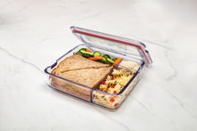 Load image into Gallery viewer, Joie 4 Compartment Clear Bento Box - Assorted Colour Trim