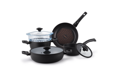 Essteele Per Salute Cookware Set With Steamer 5 Piece - ZOES Kitchen