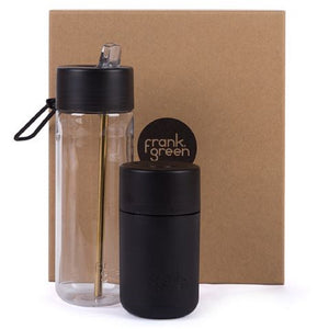 Frank Green Gift Set 12oz Cup + 25oz Bottle - Black - ZOES Kitchen