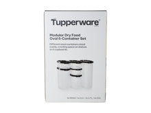 Load image into Gallery viewer, Tupperware Modular Oval Dry Food Container - Set of 6 - Gift Boxed