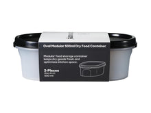 Load image into Gallery viewer, Tupperware Modular Oval Dry Food Container - 500ml