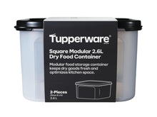 Load image into Gallery viewer, Tupperware Modular Square Dry Food Container - 2.6L
