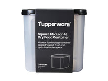 Load image into Gallery viewer, Tupperware Modular Square Dry Food Container - 4L