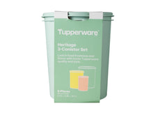 Load image into Gallery viewer, Tupperware Heritage Canister - Set of 3 - 1.2L / 1.8L / 2.7L
