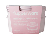 Load image into Gallery viewer, Tupperware Heritage Canister - Set of 2 - 1.8L - Pink