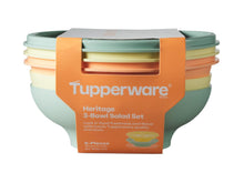 Load image into Gallery viewer, Tupperware Heritage Salad Bowl - Set of 3 - 400ml