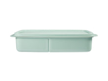 Load image into Gallery viewer, Tupperware Divided Rectangle Lunch Box - 1L Green
