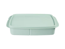 Load image into Gallery viewer, Tupperware Divided Rectangle Lunch Box - 1L Green