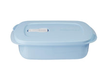 Load image into Gallery viewer, Tupperware Microwavable Rectangle Food Container - 1L Blue