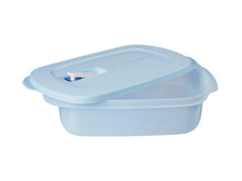 Load image into Gallery viewer, Tupperware Microwavable Rectangle Food Container - 1L Blue