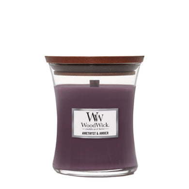WoodWick Candle Medium 275g - Amethyst & Amber - ZOES Kitchen