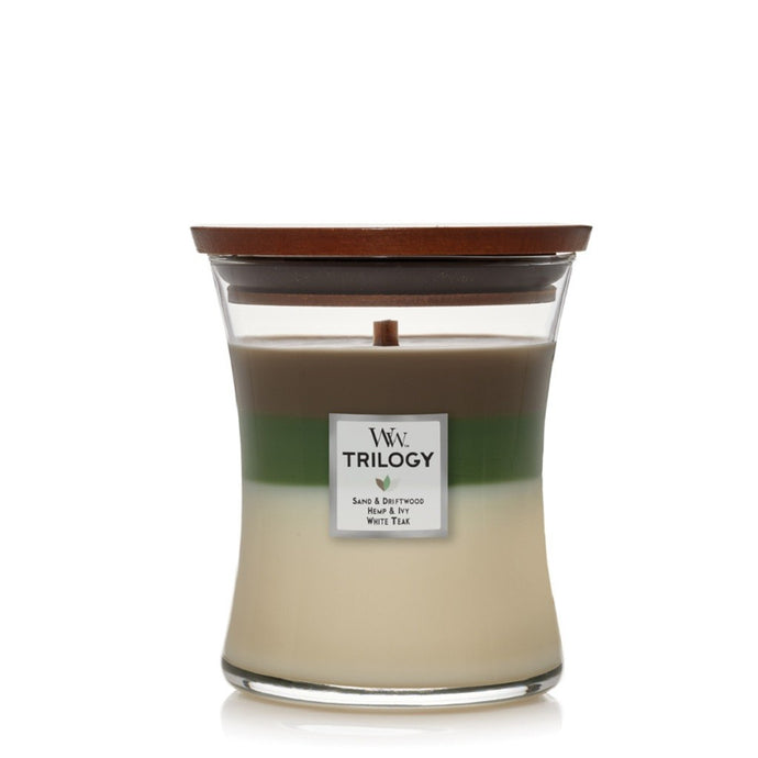 WoodWick Candle Medium Trilogy 275g - Verdant Earth - ZOES Kitchen