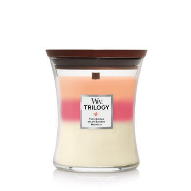 WoodWick Candle Medium Trilogy 275g - Blooming Orchard - ZOES Kitchen