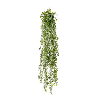 Elme Angel Leaf Hanging Plant - Grey/Green - 16x20x105cm - ZOES Kitchen