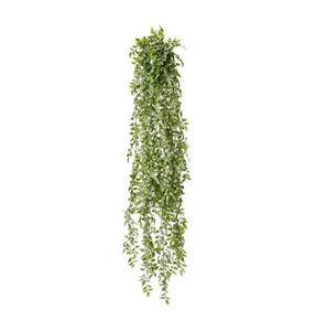 Elme Angel Leaf Hanging Plant - Grey/Green - 16x20x105cm - ZOES Kitchen